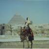 In Cairo by the great Pyramid
